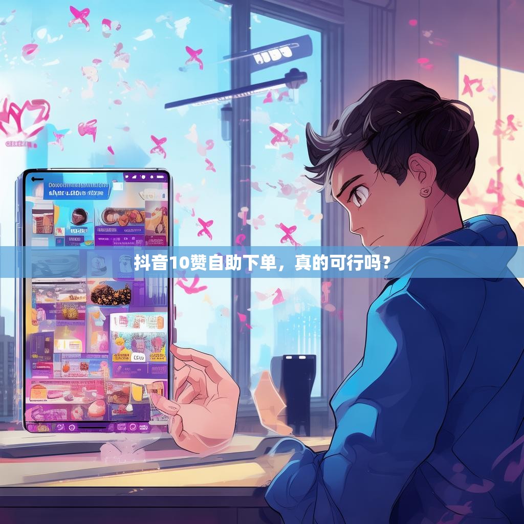 抖音10赞自助下单，真的可行吗？