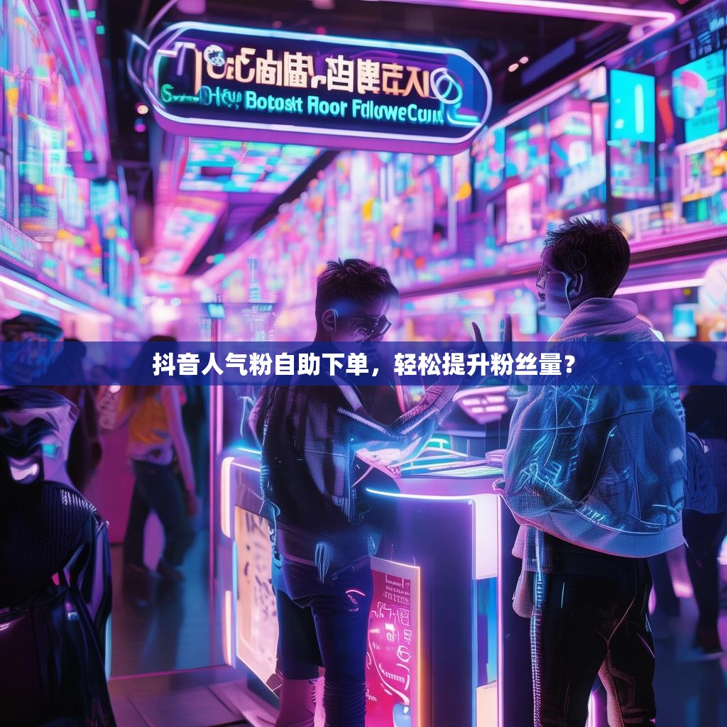 抖音人气粉自助下单，轻松提升粉丝量？