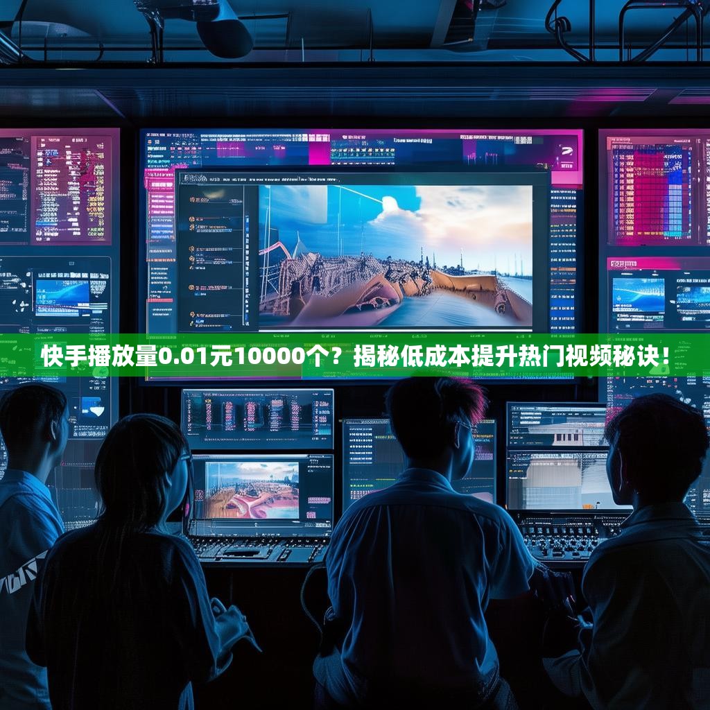 快手播放量0.01元10000个？揭秘低成本提升热门视频秘诀！