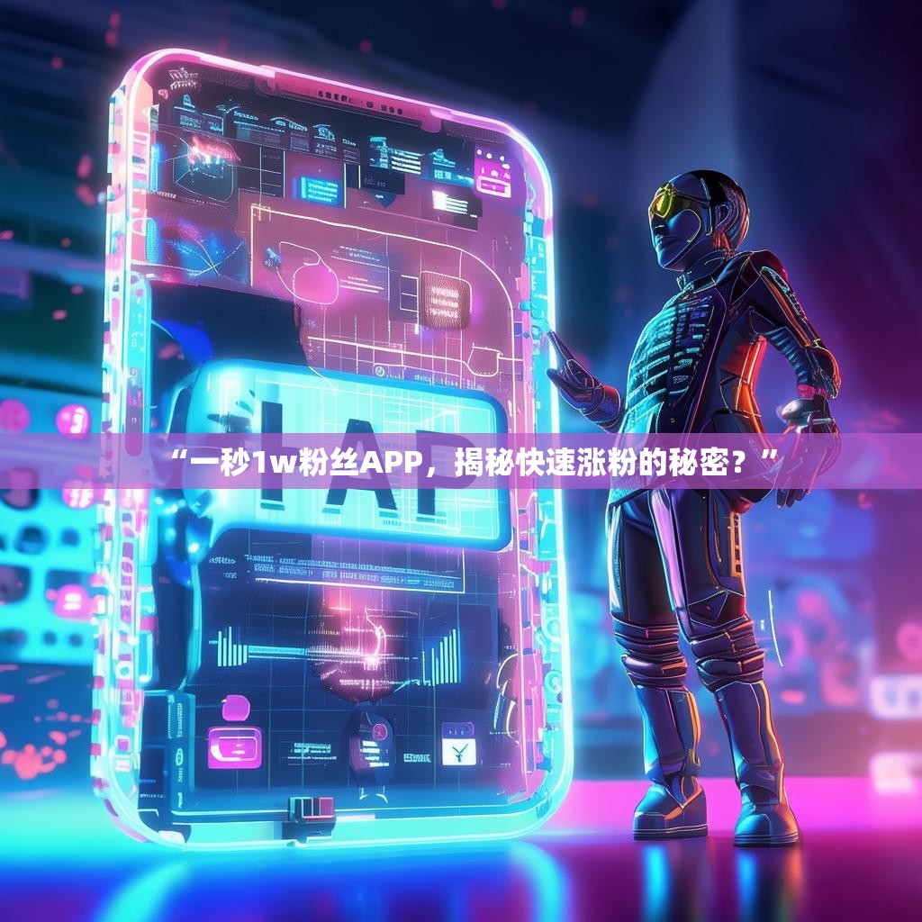 “一秒1w粉丝APP,揭秘快速涨粉的秘密?” “一秒1w粉丝APP,揭秘快速涨粉的秘密?”