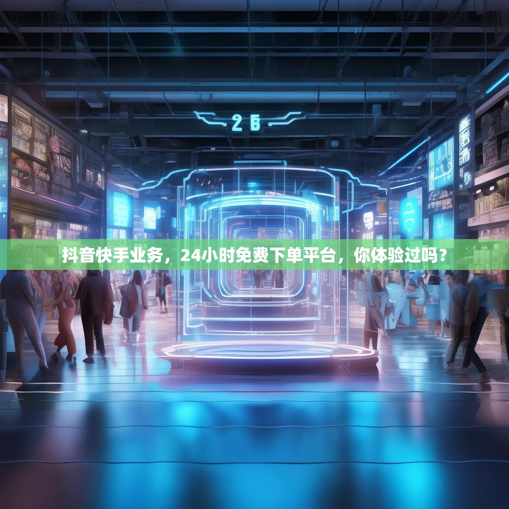抖音快手业务，24小时免费下单平台，你体验过吗？