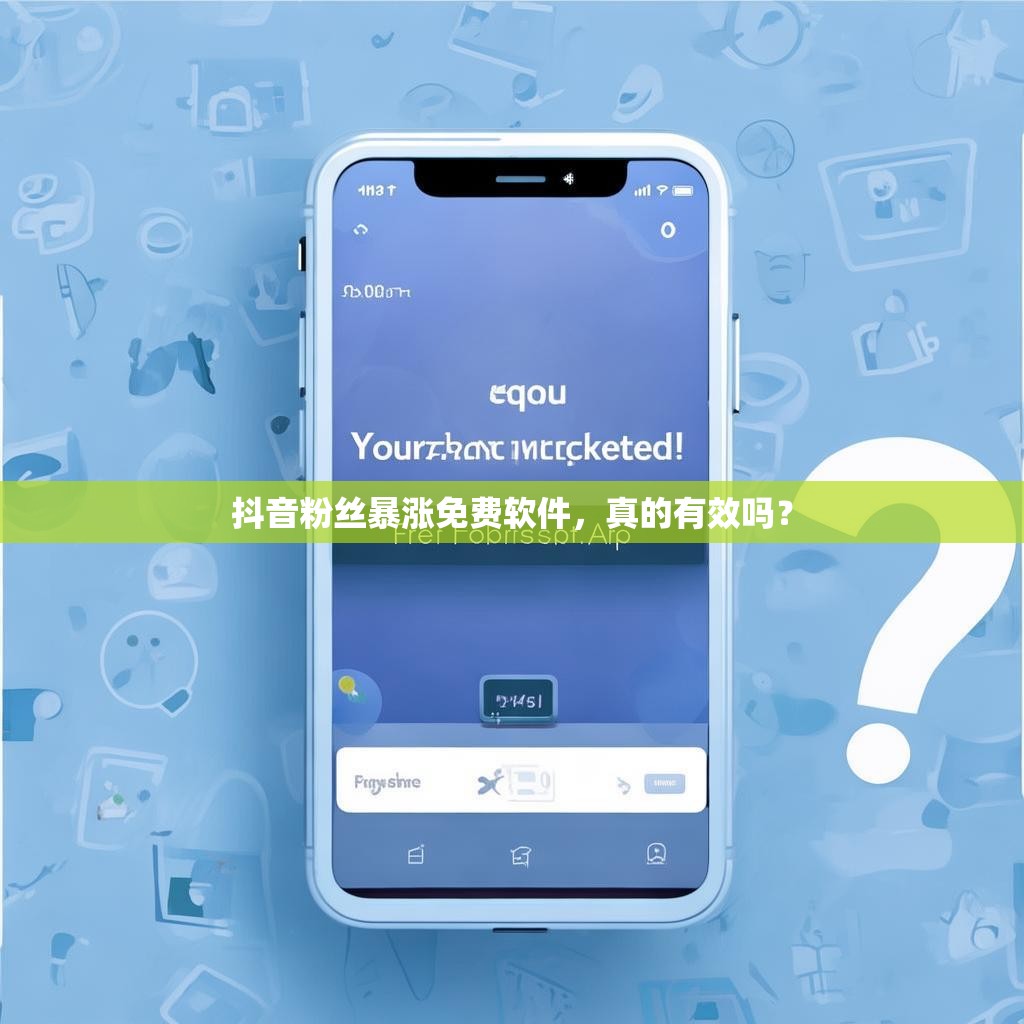抖音粉丝暴涨免费软件，真的有效吗？