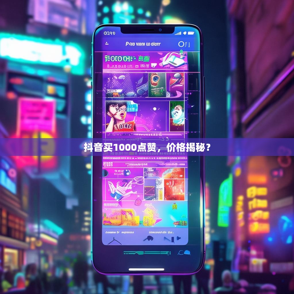 抖音买1000点赞，价格揭秘？