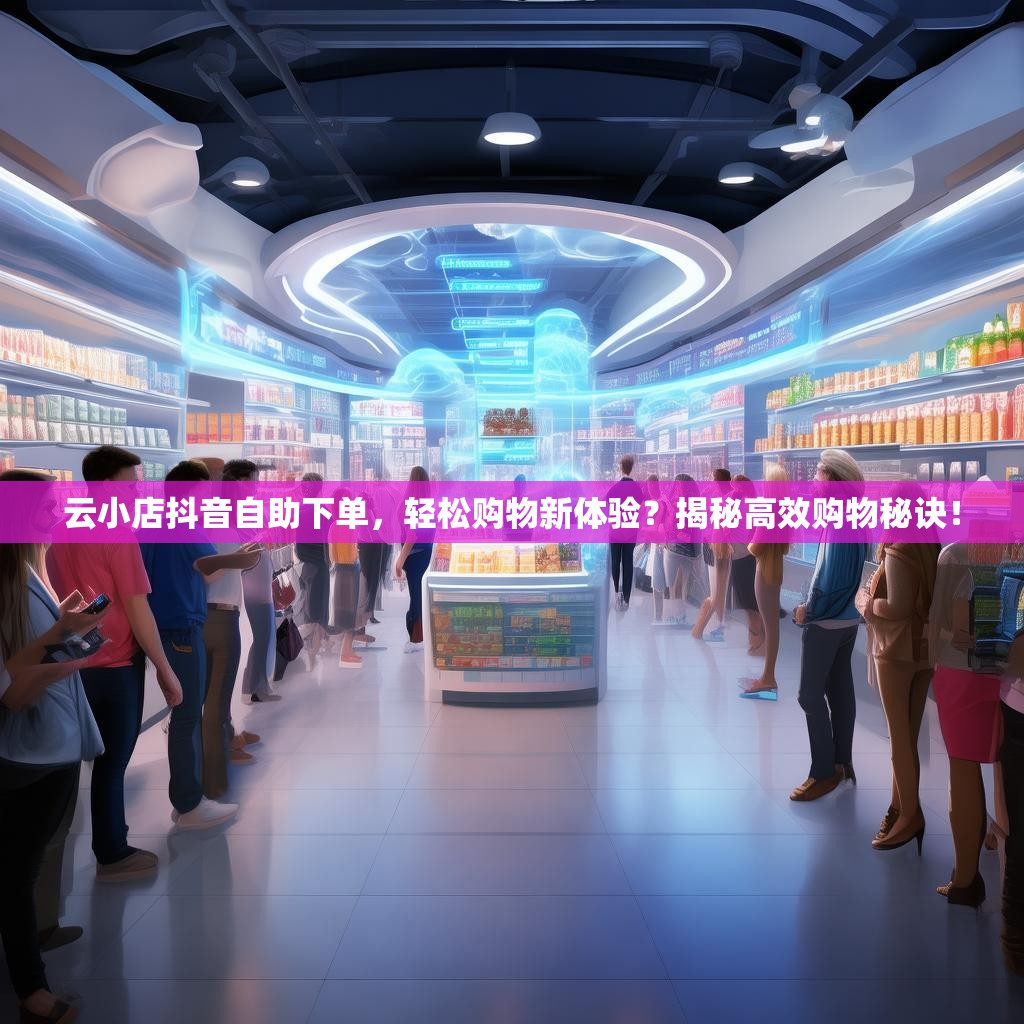 云小店抖音自助下单，轻松购物新体验？揭秘高效购物秘诀！
