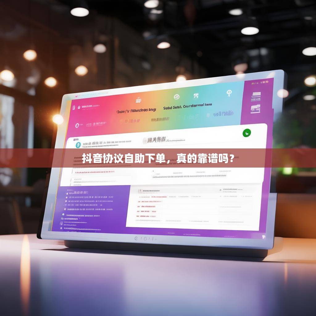 抖音协议自助下单，真的靠谱吗？