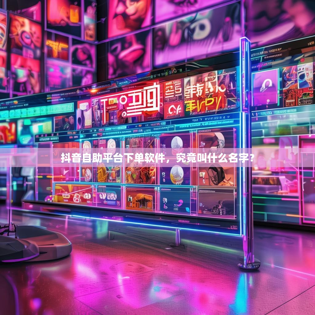 抖音自助平台下单软件，究竟叫什么名字？