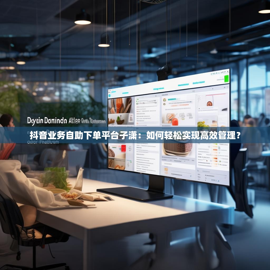 抖音业务自助下单平台子潇：如何轻松实现高效管理？
