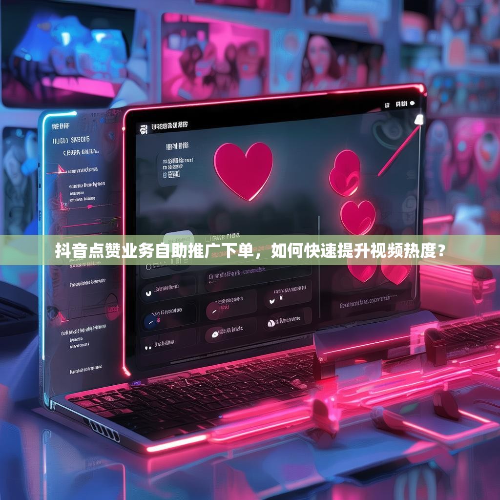 抖音点赞业务自助推广下单，如何快速提升视频热度？