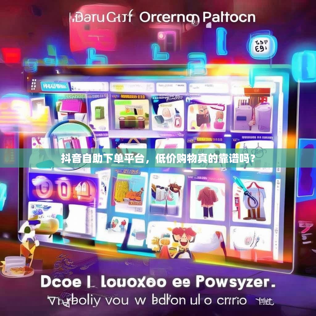 抖音自助下单平台，低价购物真的靠谱吗？