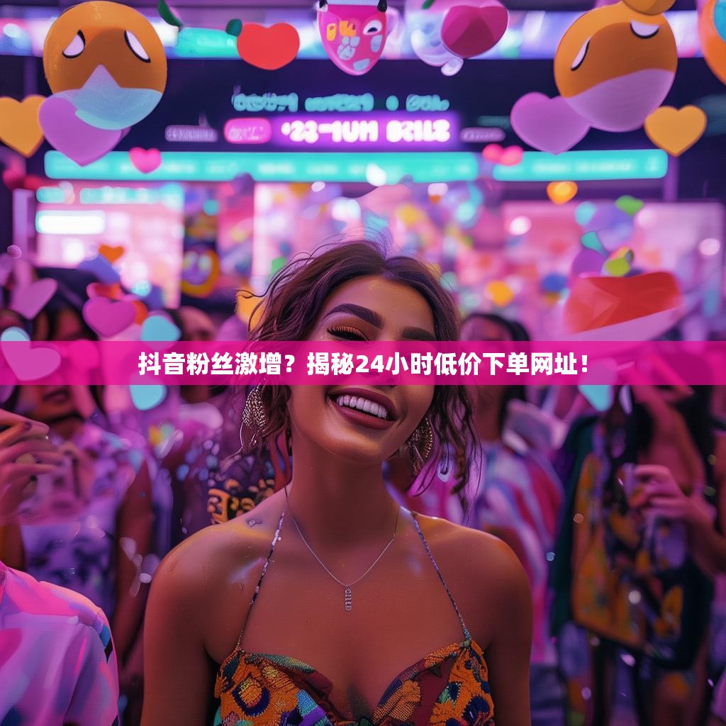 抖音粉丝激增？揭秘24小时低价下单网址！
