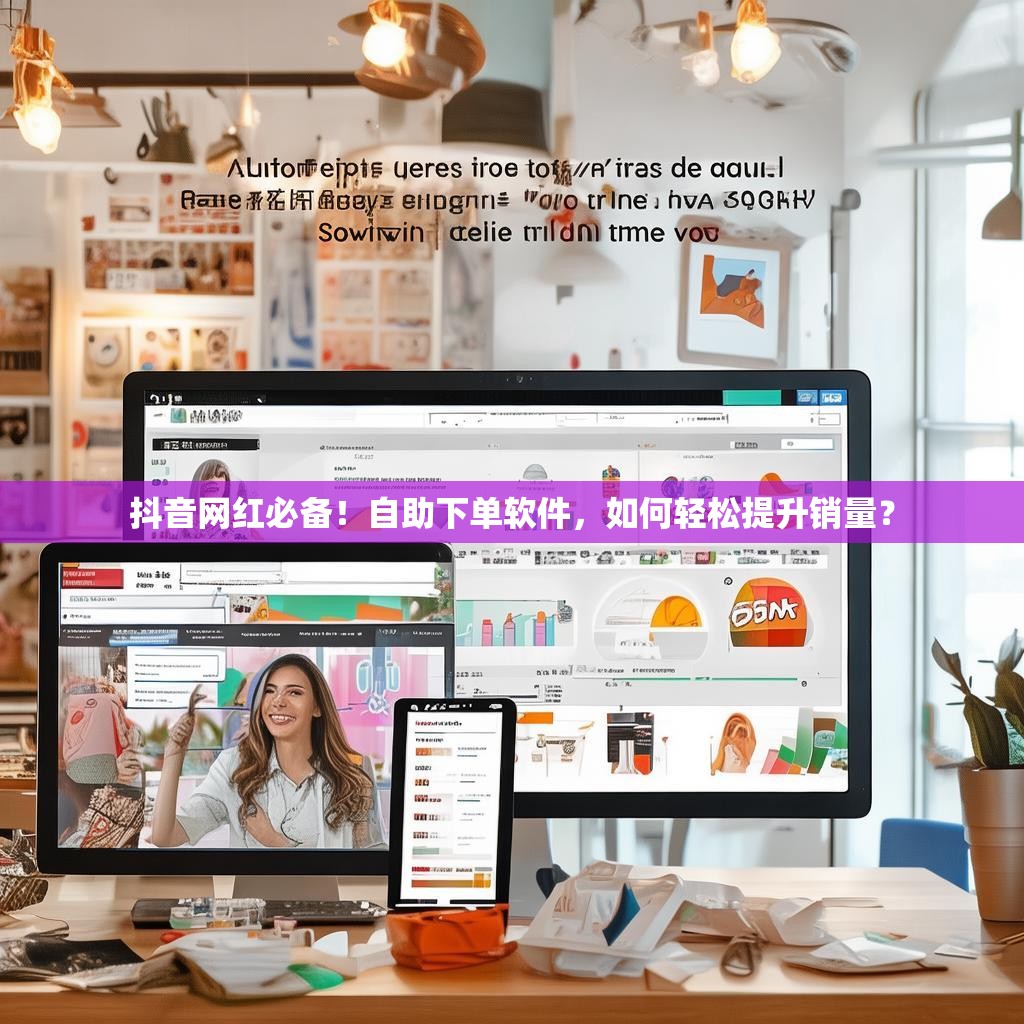 抖音网红必备！自助下单软件，如何轻松提升销量？