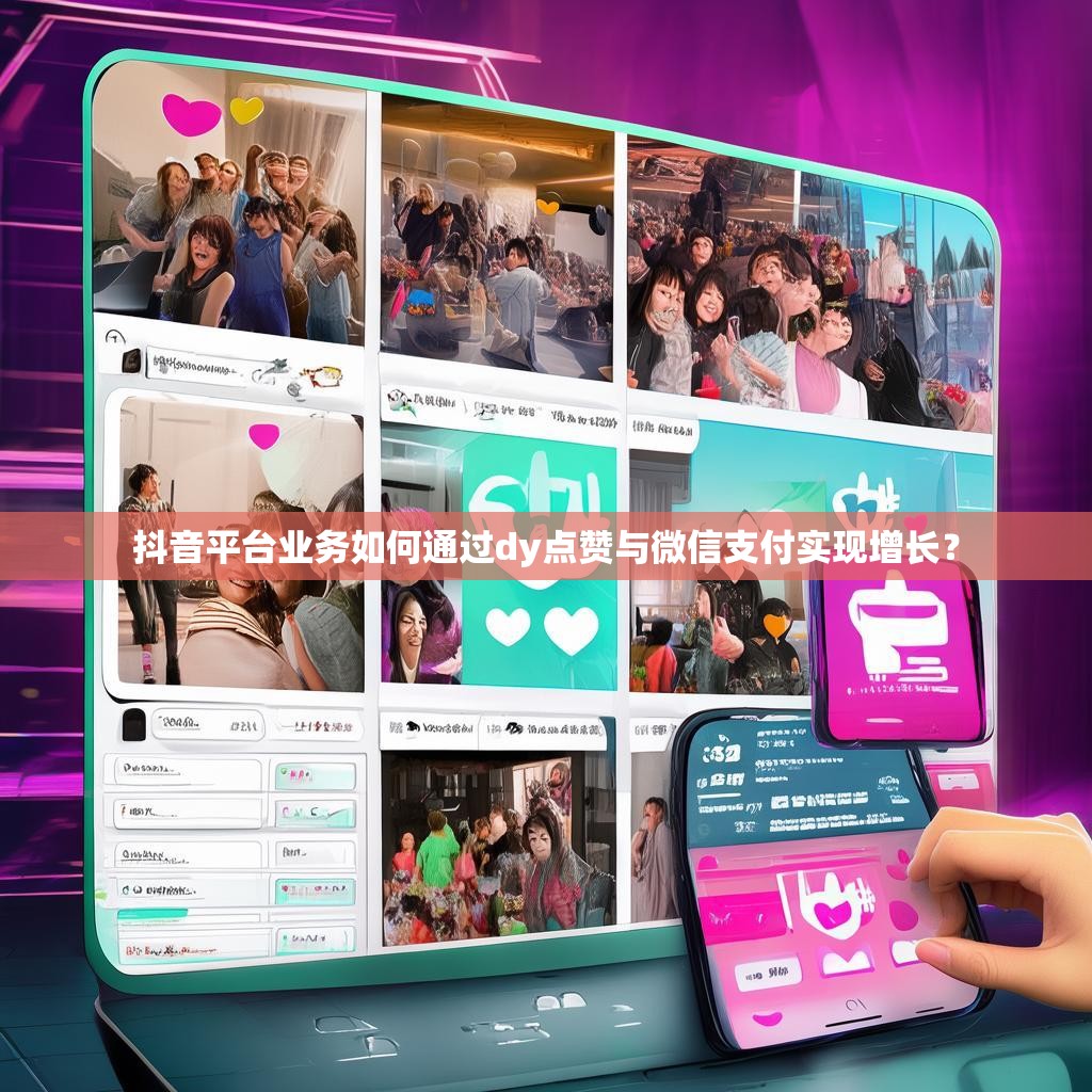 抖音平台业务如何通过dy点赞与微信支付实现增长？