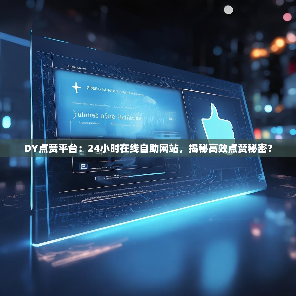 DY点赞平台：24小时在线自助网站，揭秘高效点赞秘密？