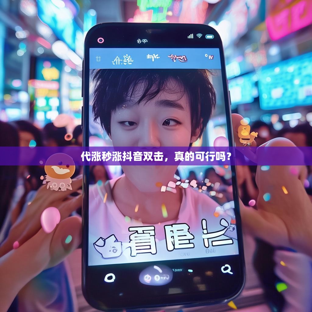 代涨秒涨抖音双击，真的可行吗？