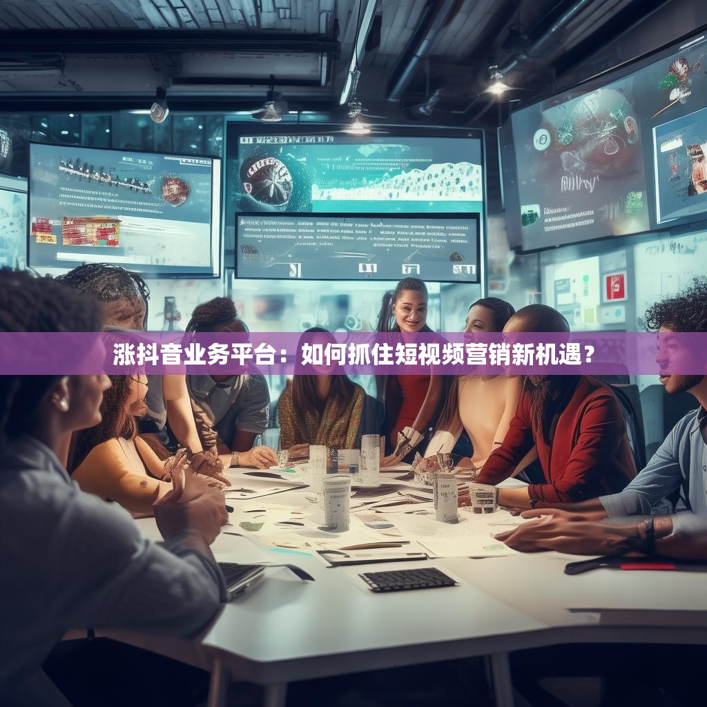 涨抖音业务平台：如何抓住短视频营销新机遇？