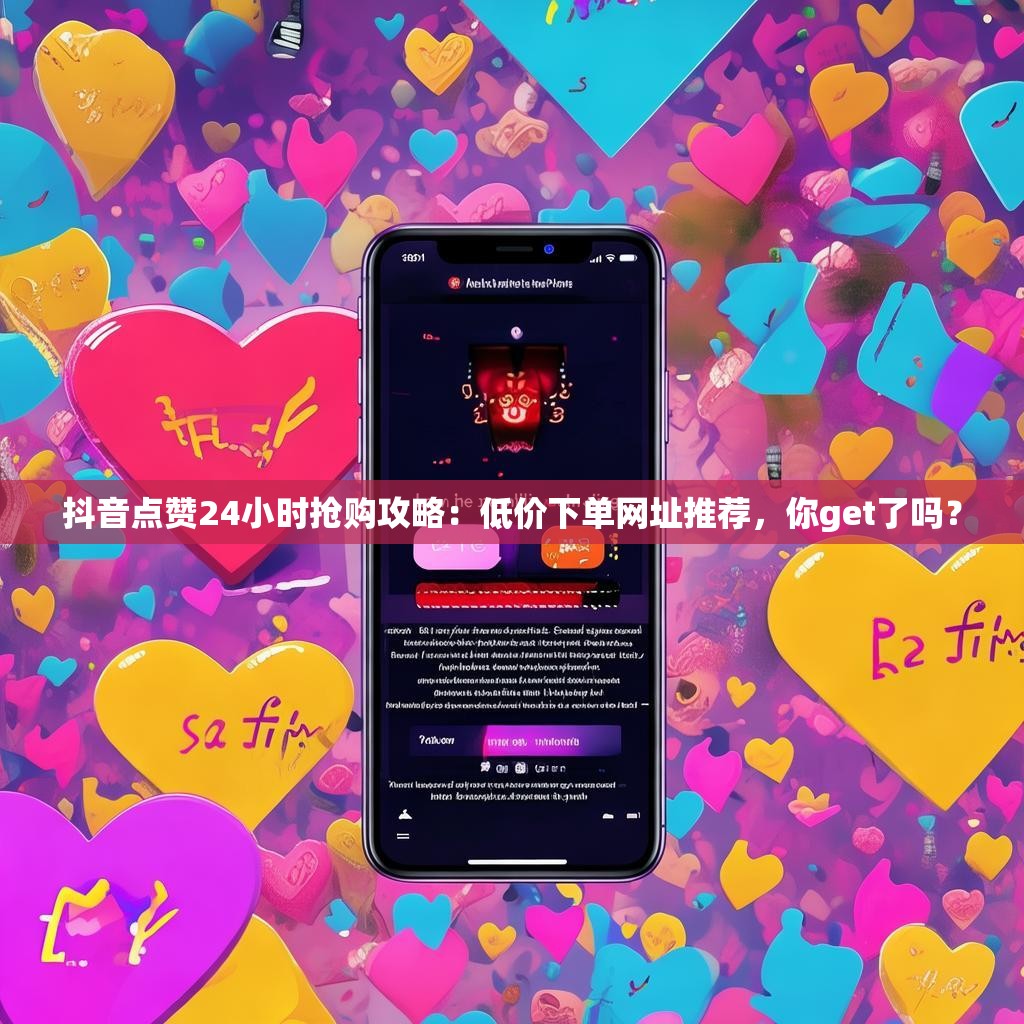 抖音点赞24小时抢购攻略：低价下单网址推荐，你get了吗？
