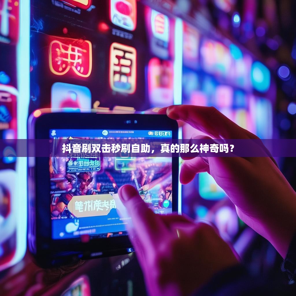 抖音刷双击秒刷自助，真的那么神奇吗？