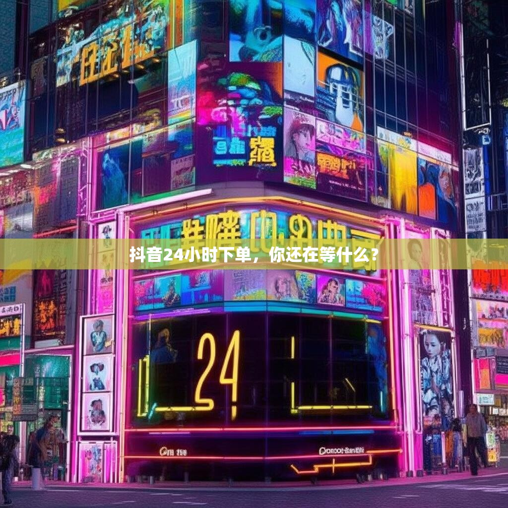 抖音24小时下单，你还在等什么？