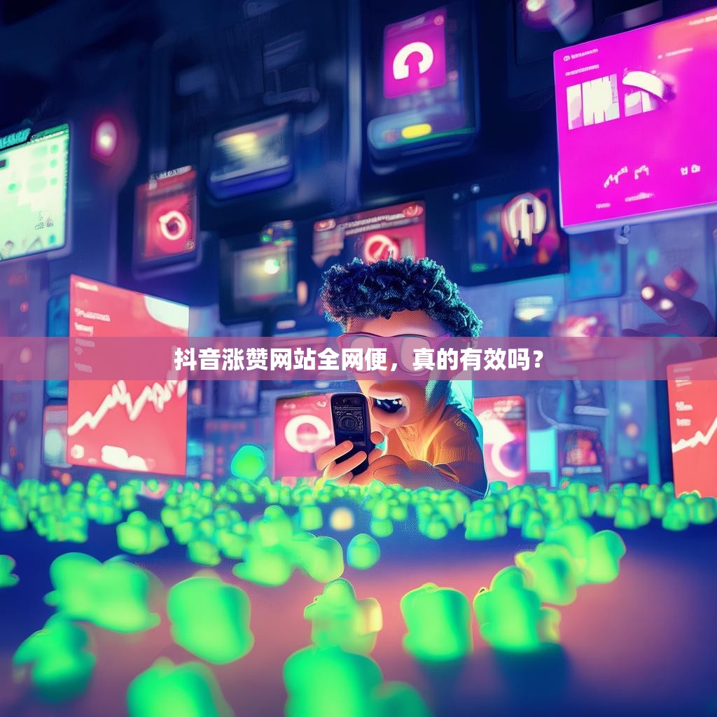 抖音涨赞网站全网便，真的有效吗？
