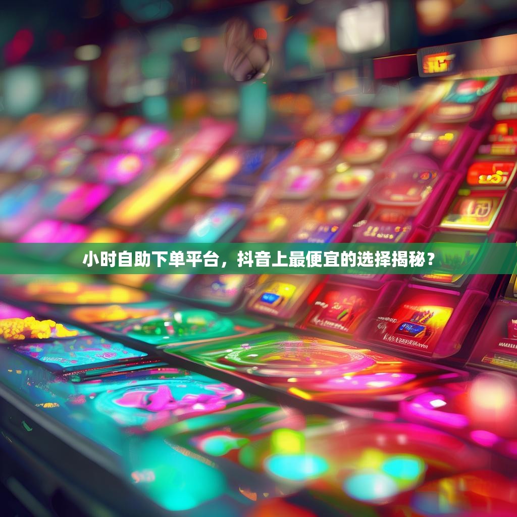 小时自助下单平台，抖音上最便宜的选择揭秘？