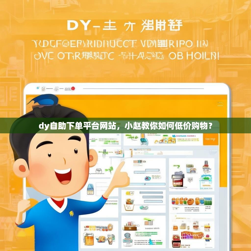 dy自助下单平台网站，小赵教你如何低价购物？