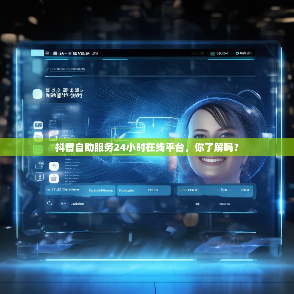 抖音自助服务24小时在线平台，你了解吗？