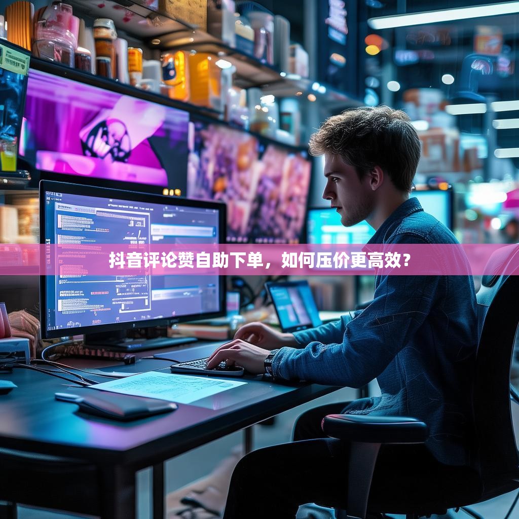 抖音评论赞自助下单，如何压价更高效？