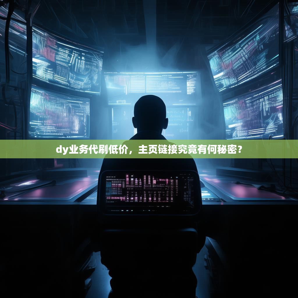 dy业务代刷低价，主页链接究竟有何秘密？