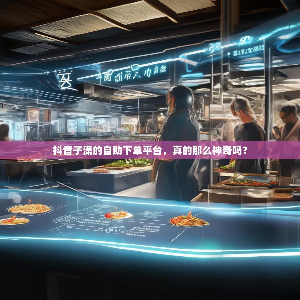 抖音子潇的自助下单平台,真的那么神奇吗? 抖音子潇的自助下单平台,真的那么神奇吗?
