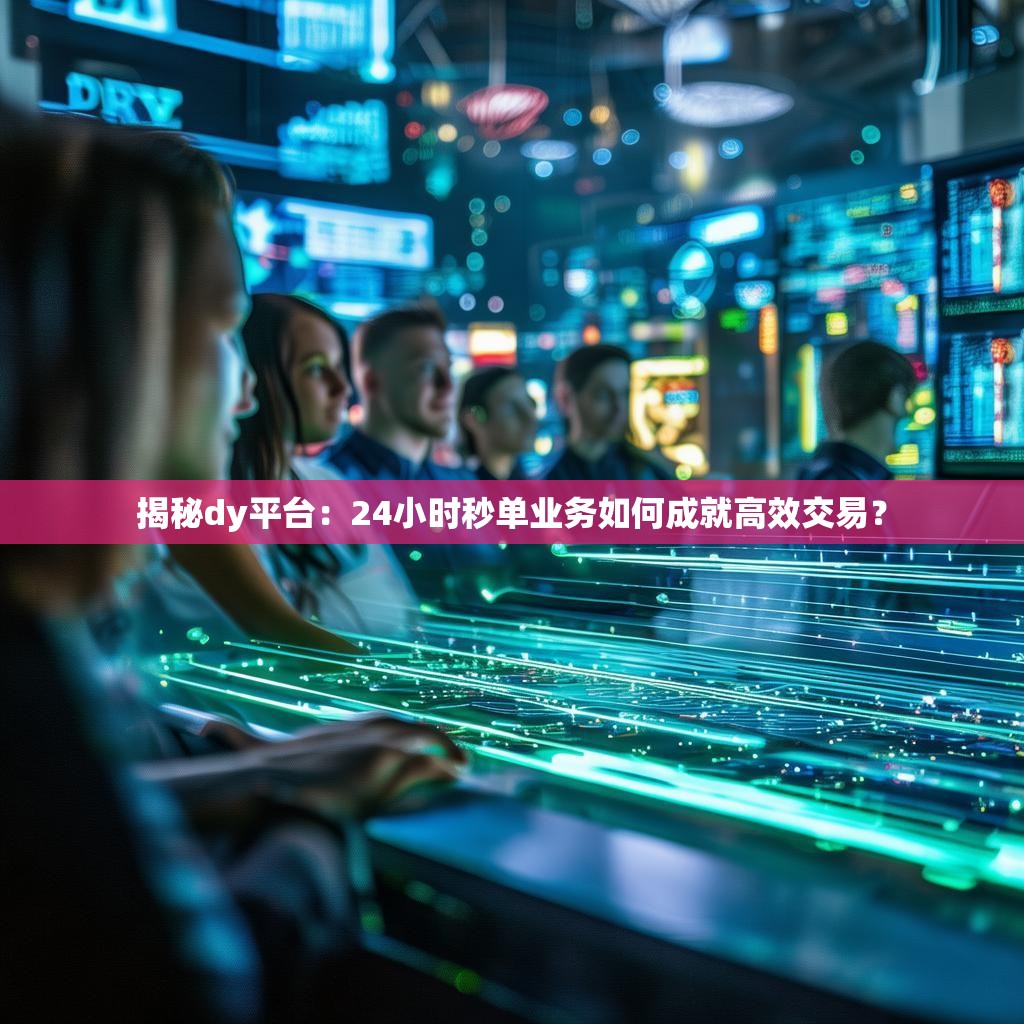 揭秘dy平台：24小时秒单业务如何成就高效交易？