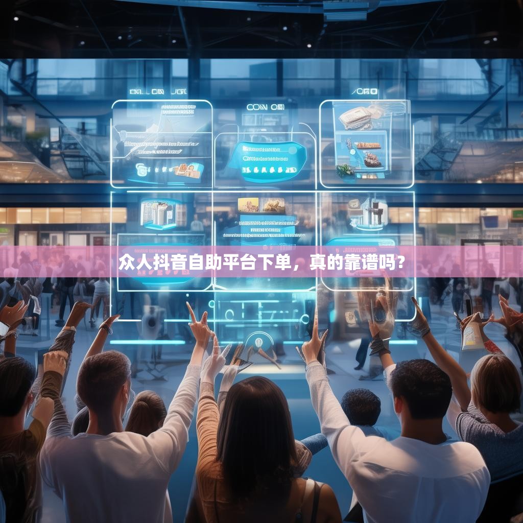 众人抖音自助平台下单，真的靠谱吗？