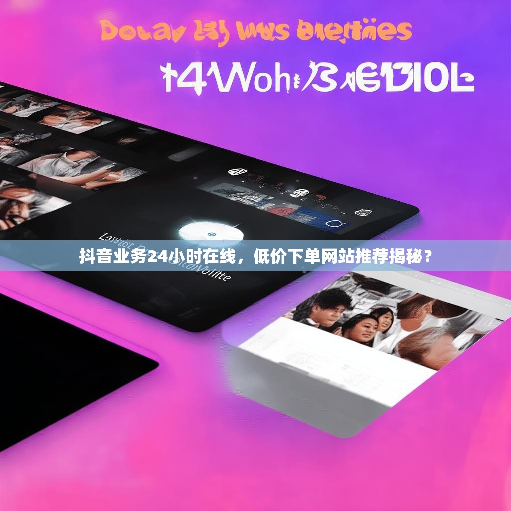 抖音业务24小时在线，低价下单网站推荐揭秘？