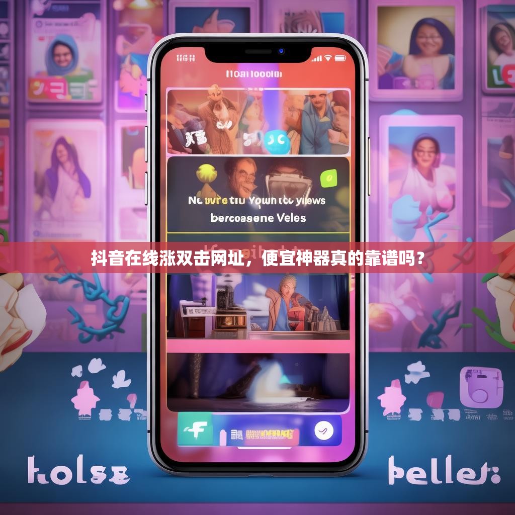 抖音在线涨双击网址，便宜神器真的靠谱吗？