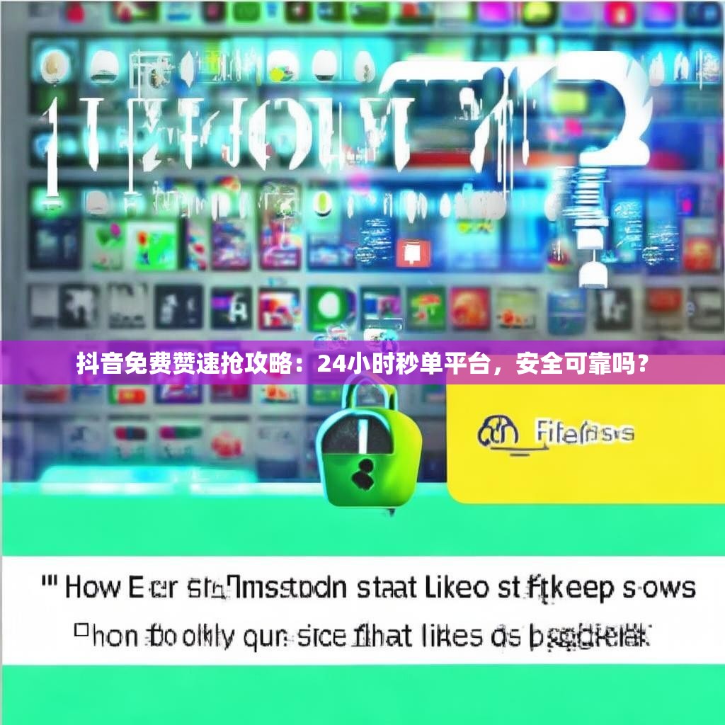 抖音免费赞速抢攻略：24小时秒单平台，安全可靠吗？
