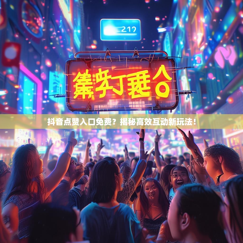抖音点赞入口免费？揭秘高效互动新玩法！
