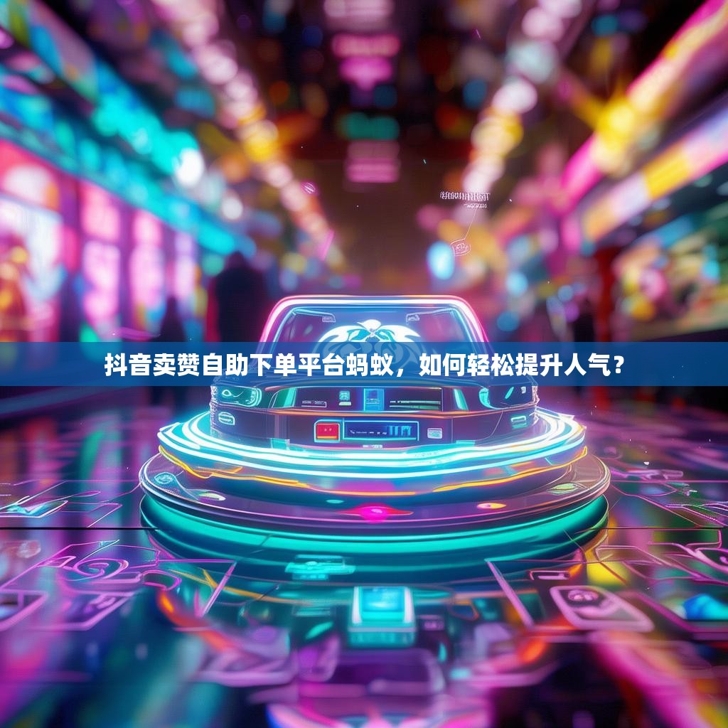 抖音卖赞自助下单平台蚂蚁，如何轻松提升人气？