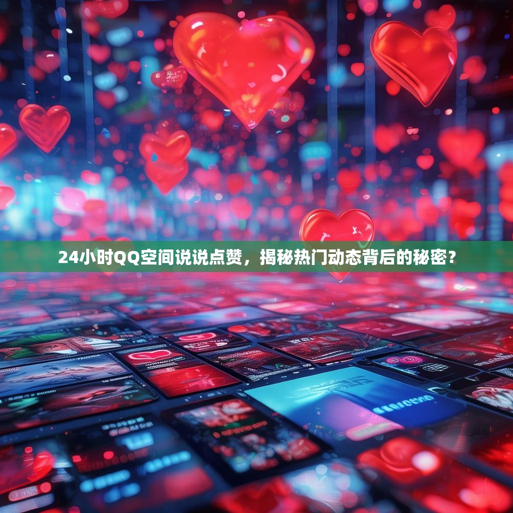 24小时QQ空间说说点赞，揭秘热门动态背后的秘密？