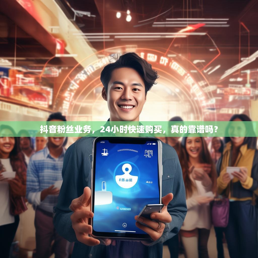 抖音粉丝业务，24小时快速购买，真的靠谱吗？