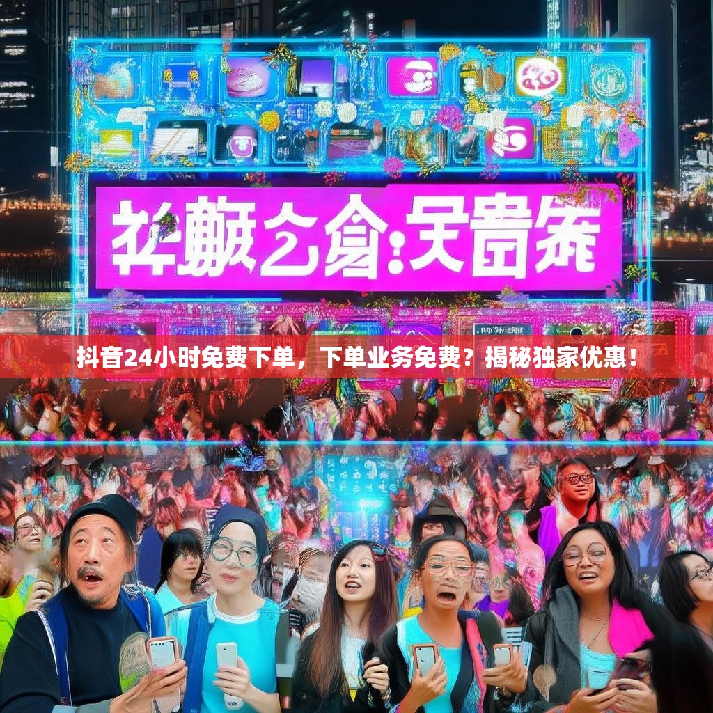 抖音24小时免费下单，下单业务免费？揭秘独家优惠！