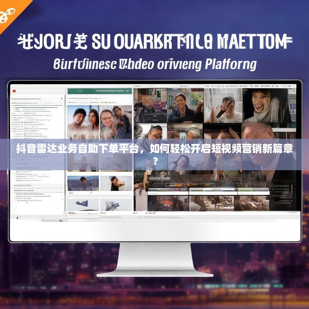 抖音雷达业务自助下单平台，如何轻松开启短视频营销新篇章？