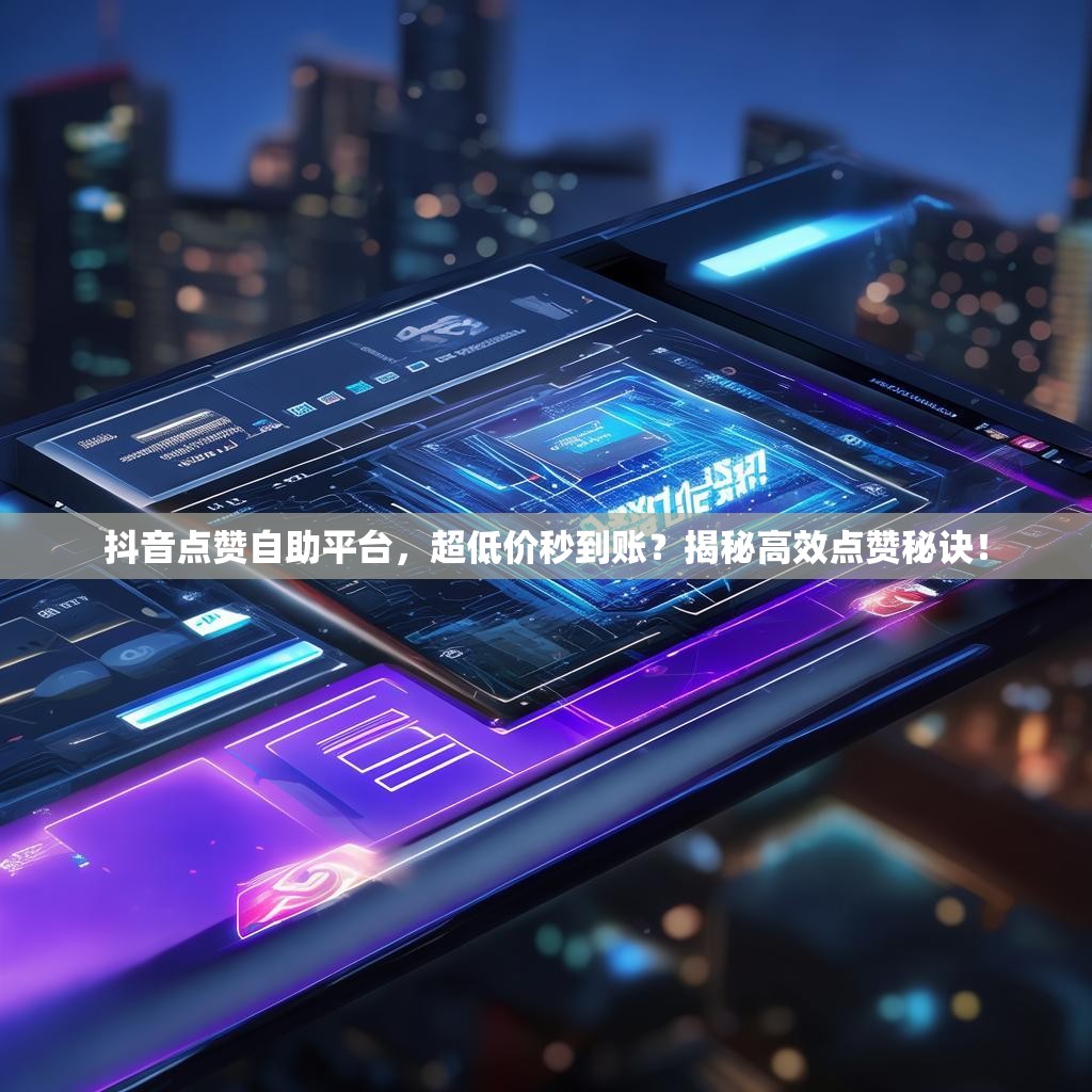 抖音点赞自助平台，超低价秒到账？揭秘高效点赞秘诀！