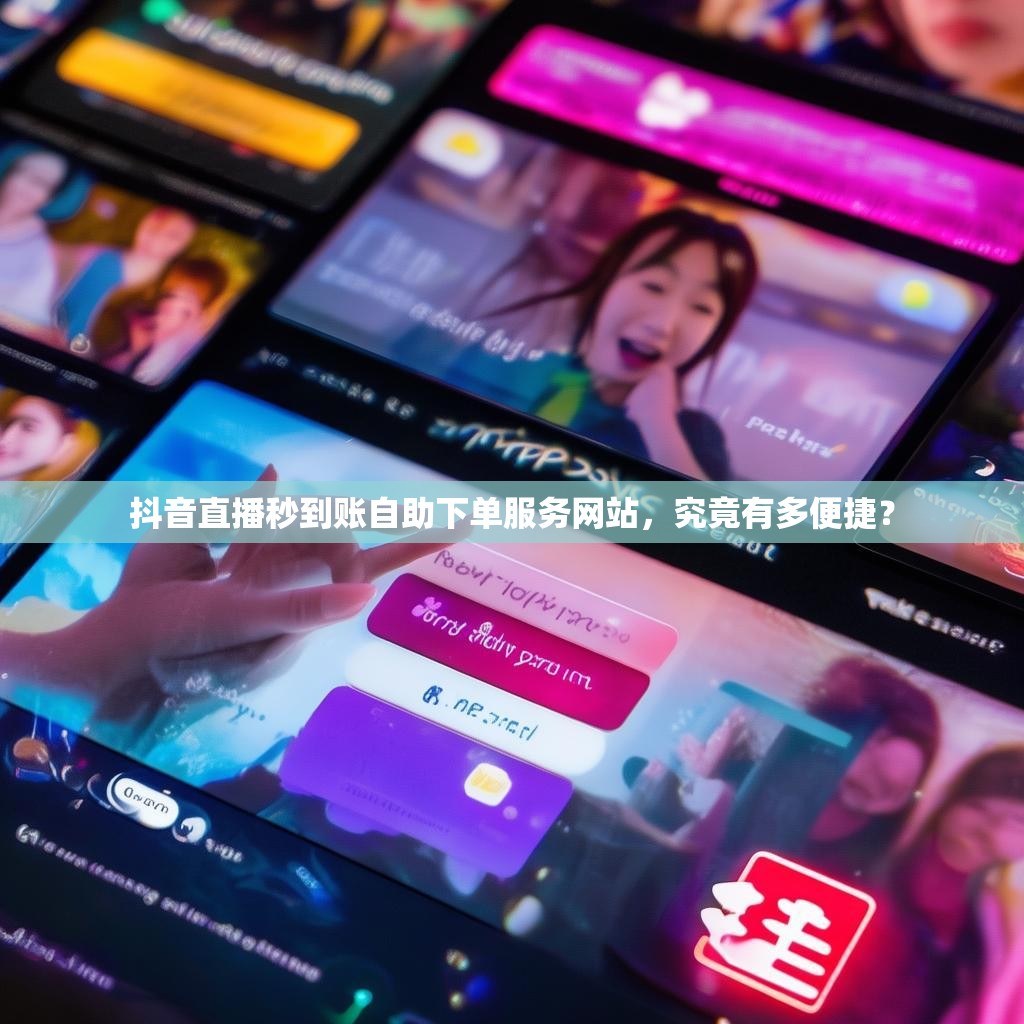 抖音直播秒到账自助下单服务网站，究竟有多便捷？