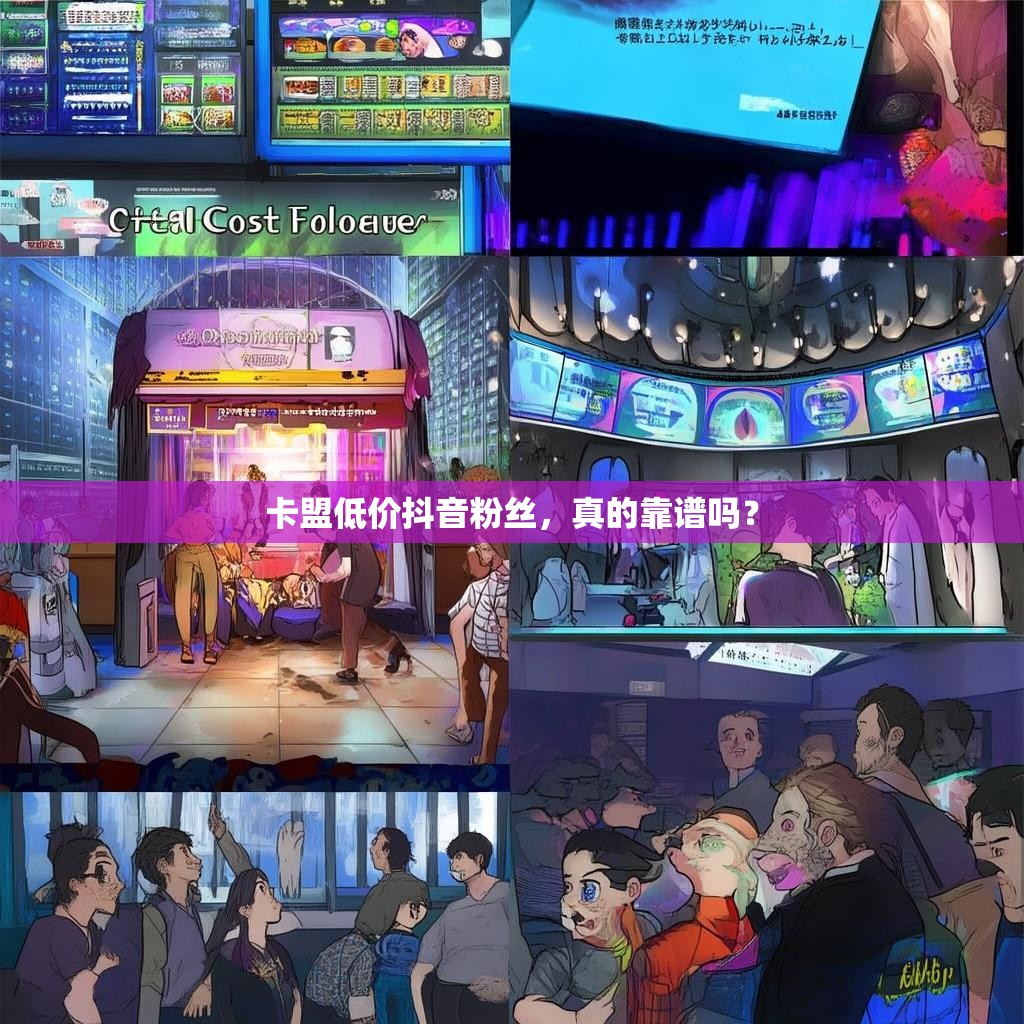 卡盟低价抖音粉丝，真的靠谱吗？