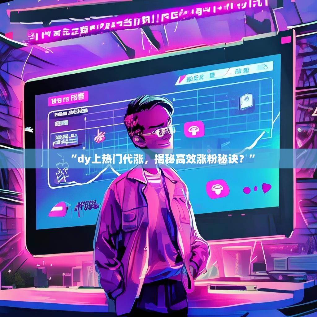 “dy上热门代涨,揭秘高效涨粉秘诀?” “dy上热门代涨,揭秘高效涨粉秘诀?”