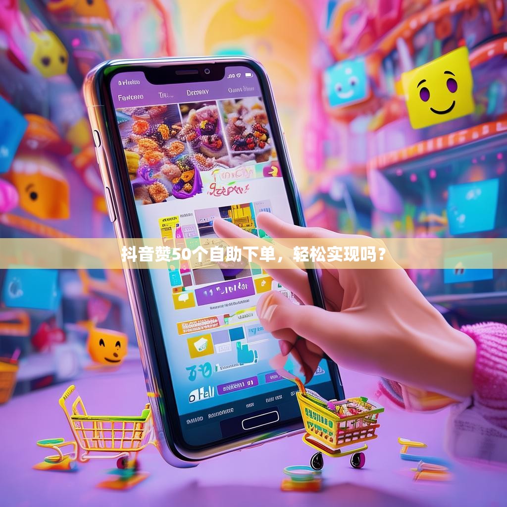 抖音赞50个自助下单，轻松实现吗？
