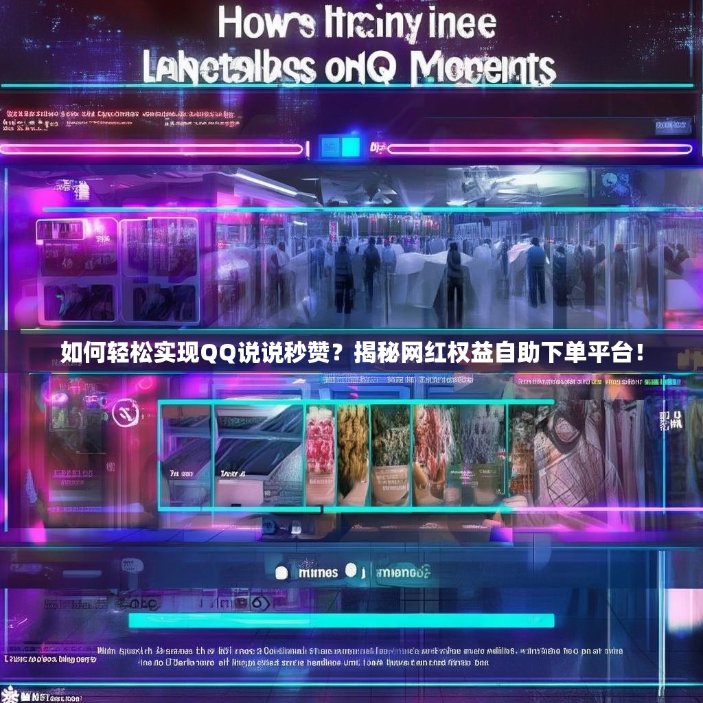 如何轻松实现QQ说说秒赞？揭秘网红权益自助下单平台！
