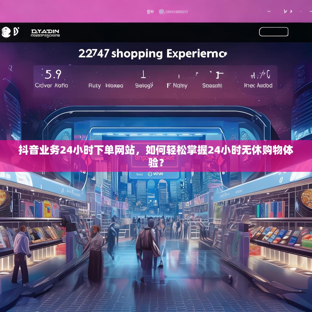抖音业务24小时下单网站，如何轻松掌握24小时无休购物体验？