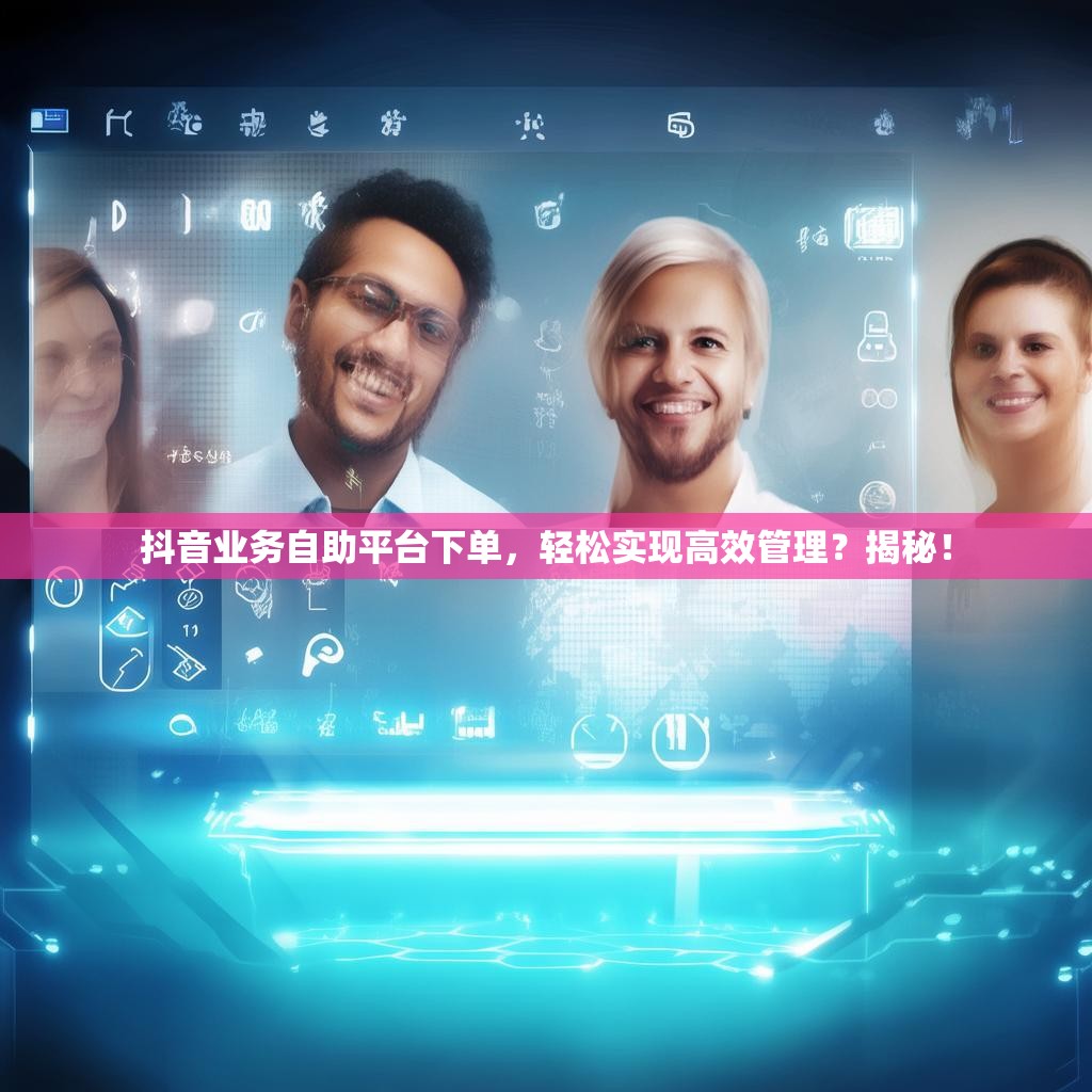抖音业务自助平台下单，轻松实现高效管理？揭秘！