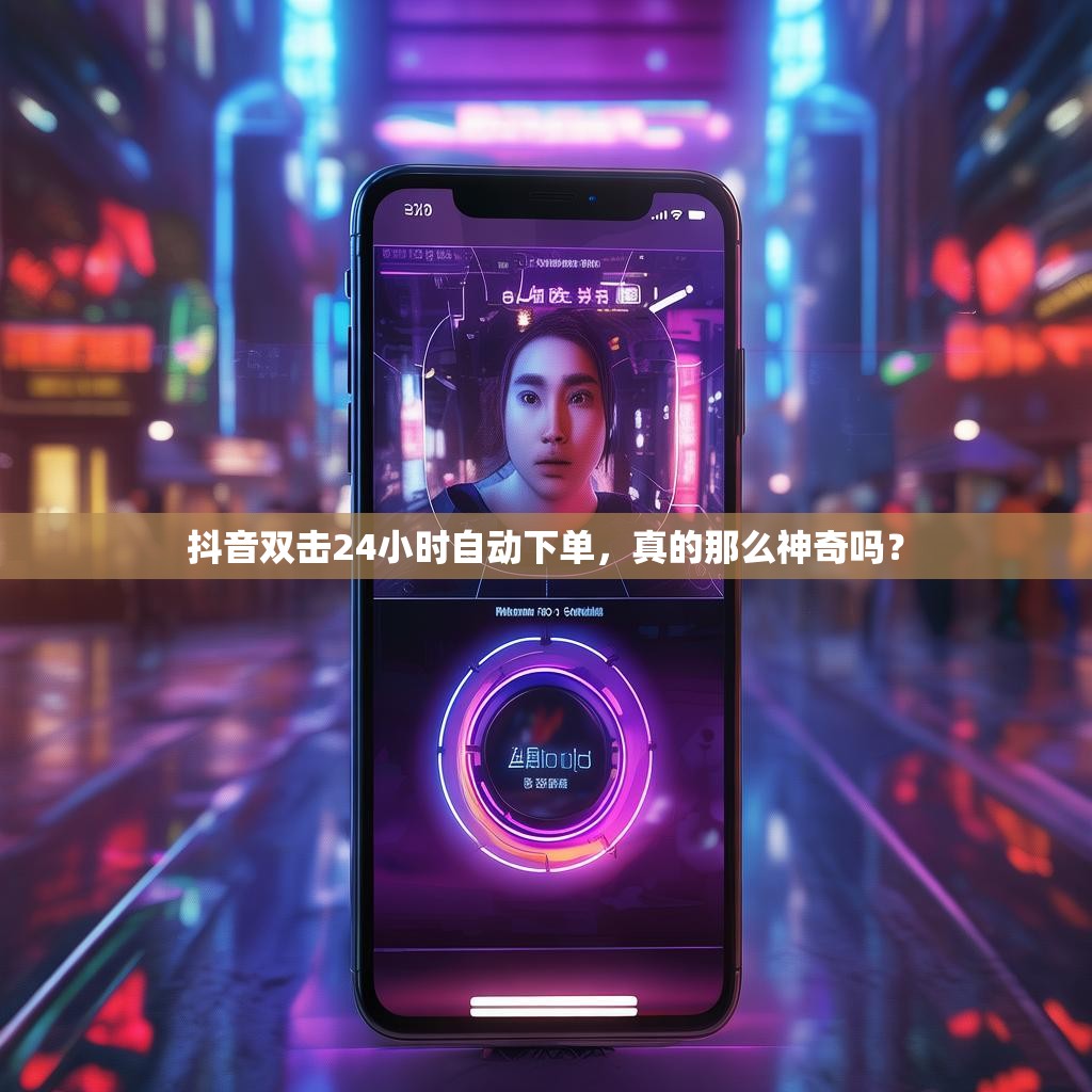 抖音双击24小时自动下单，真的那么神奇吗？