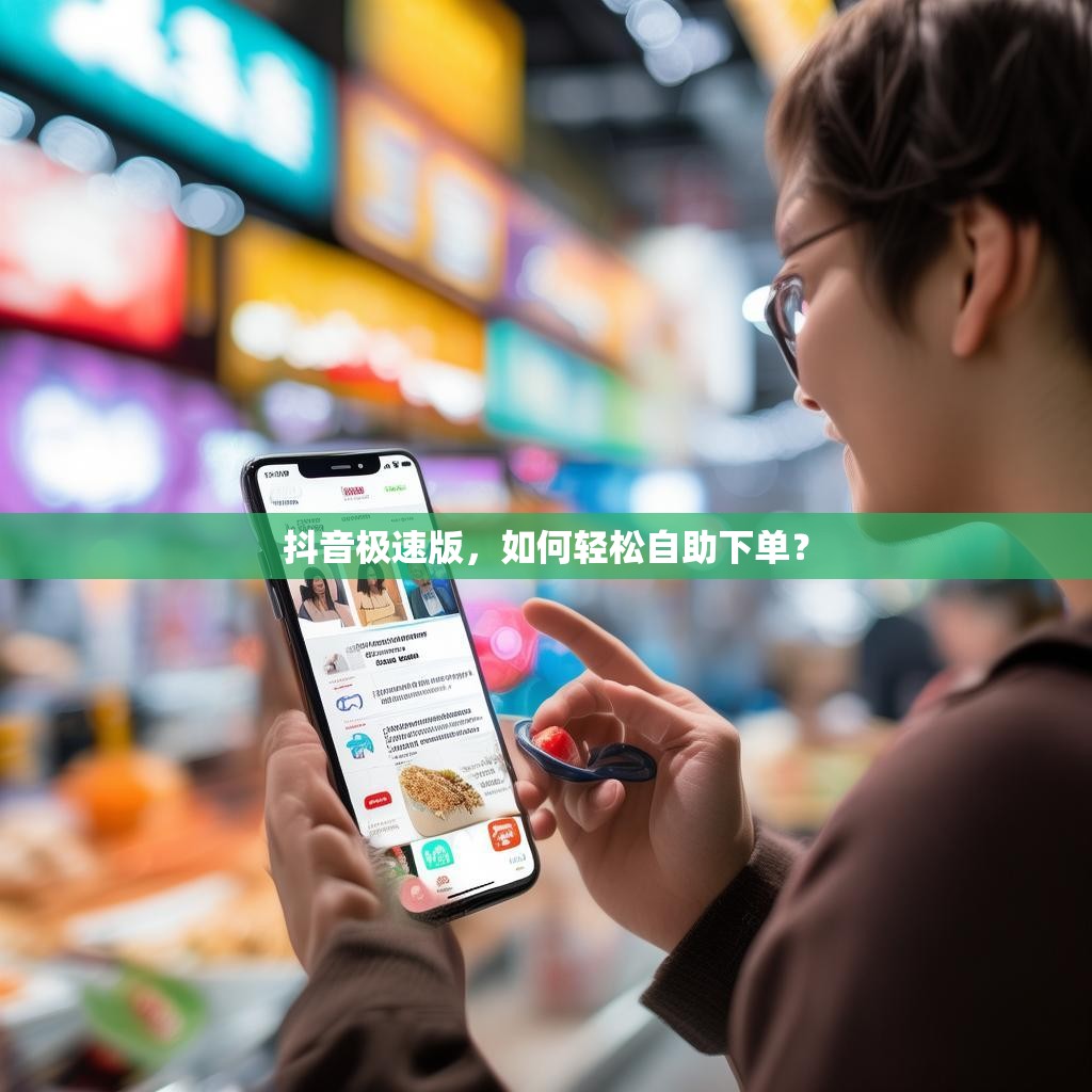 抖音极速版，如何轻松自助下单？